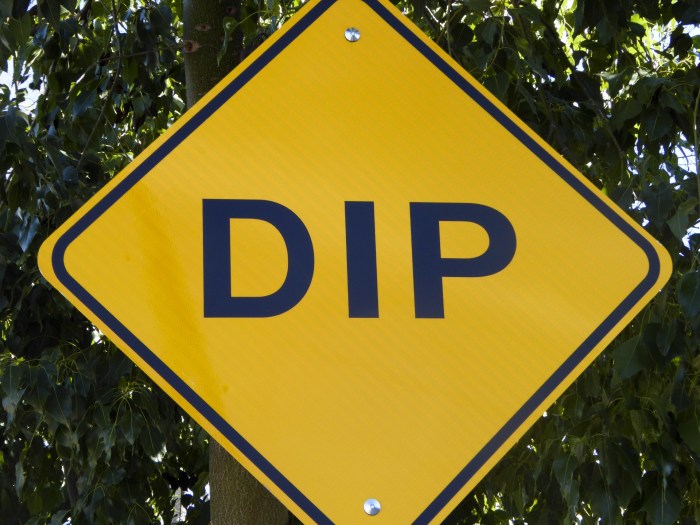 Dip dips caution warning roadtrafficsigns crossing limit pregnancy