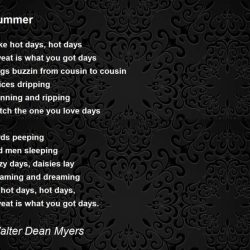 Summer poem walter dean myers