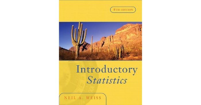 Introductory statistics neil a. weiss 10th edition